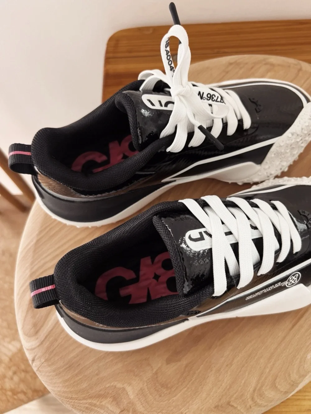 G/FORE G/18 LTD Release Black & White Golf Shoe - Picture 6 of 8